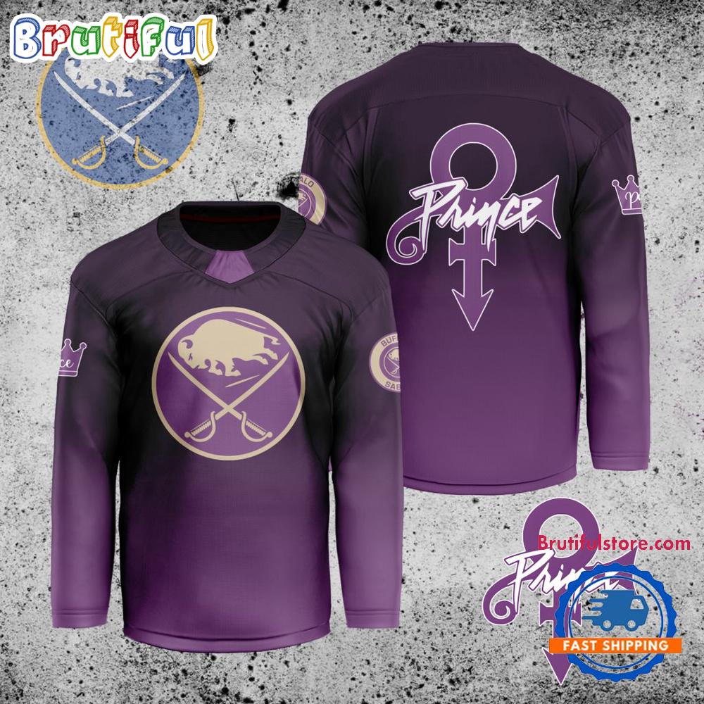 NHL Buffalo Sabres Personalized Prince Night Hockey Jersey