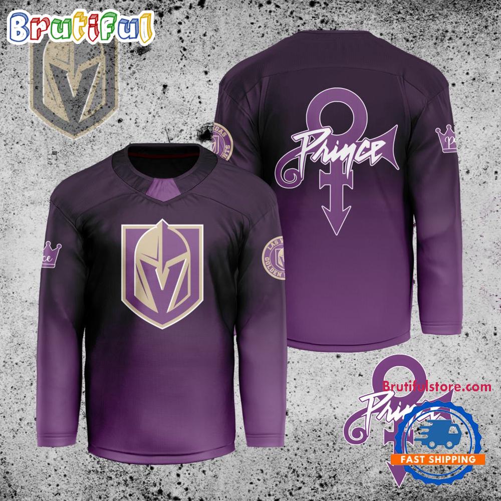 NHL Vegas Golden Knights Personalized Prince Night Hockey Jersey