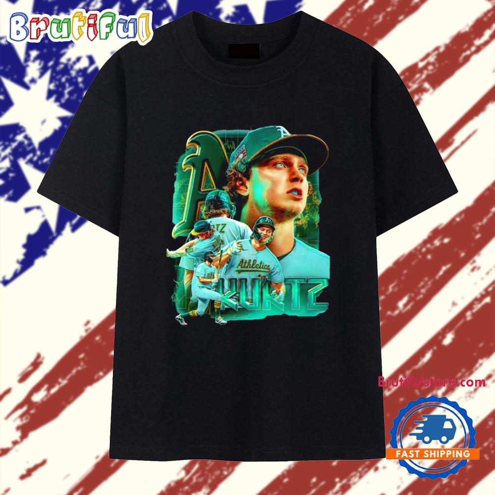 Nick Kurtz Oakland Athletics Graphic T Shirt