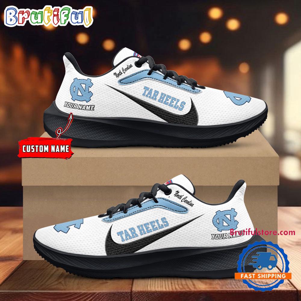North Carolina Tar Heels Personalized Lightweight Patch Decor Running Shoes Sneaker