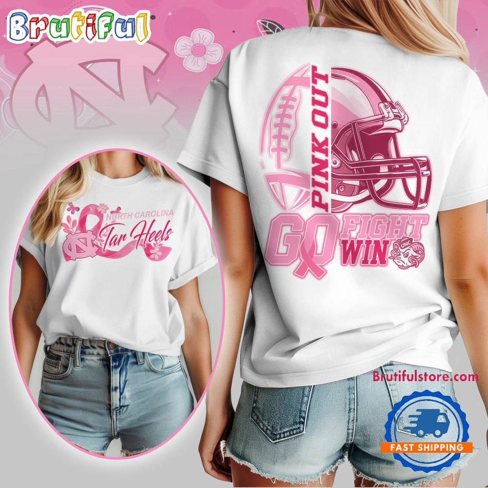 North Carolina Tar Heels Tackle Breast Cancer New Design Unisex T Shirt