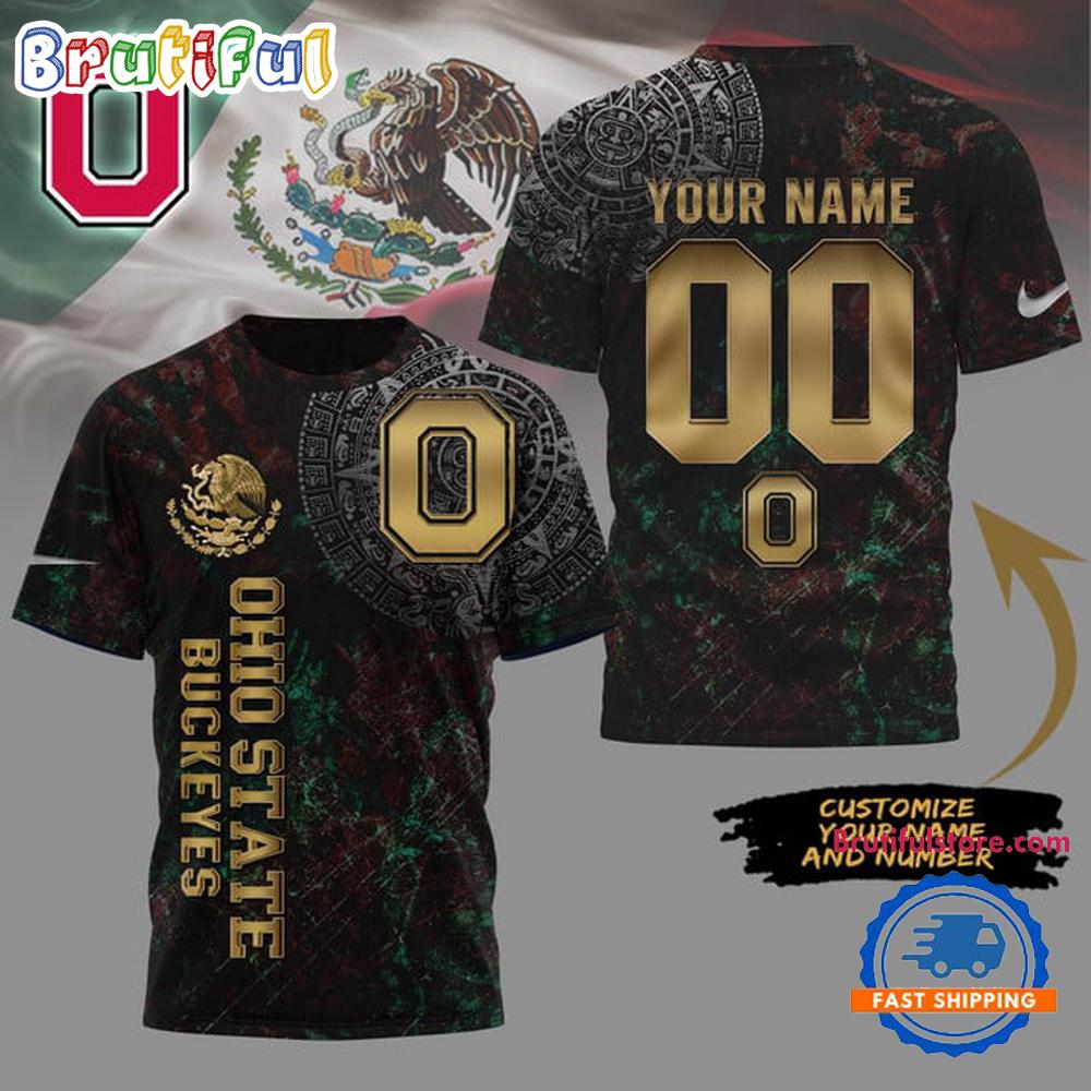Ohio State Buckeyes Mexican Heritage New Unisex 3D Shirt