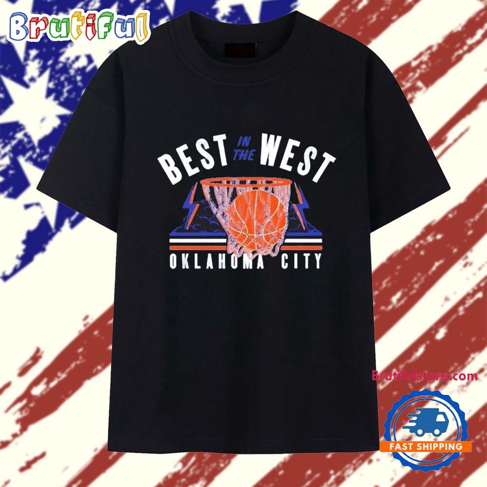 OKC Thunder hoops net best in the West T Shirt