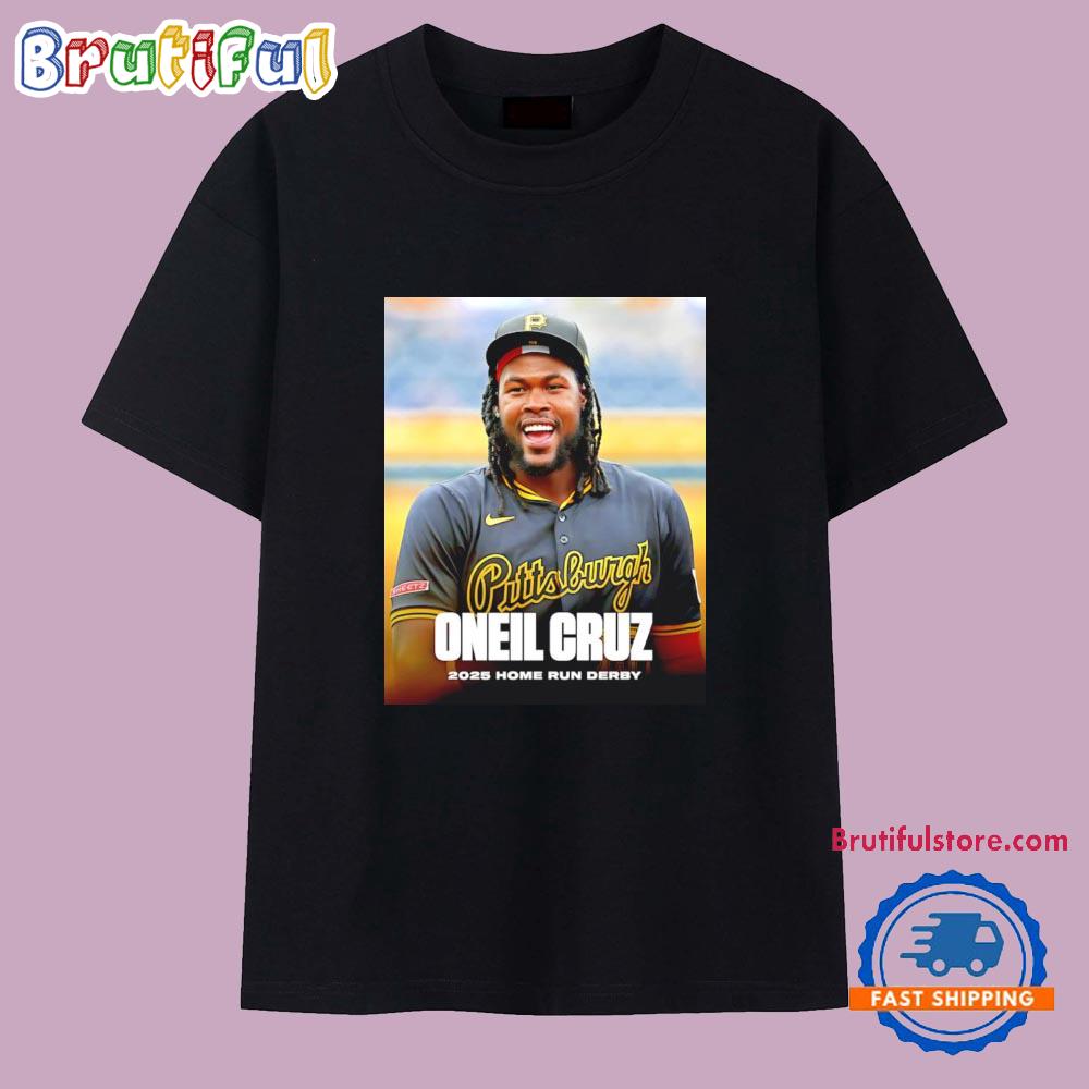 Oneil Cruz Pittsburgh Pirates 2025 Home Run Derby T Shirt