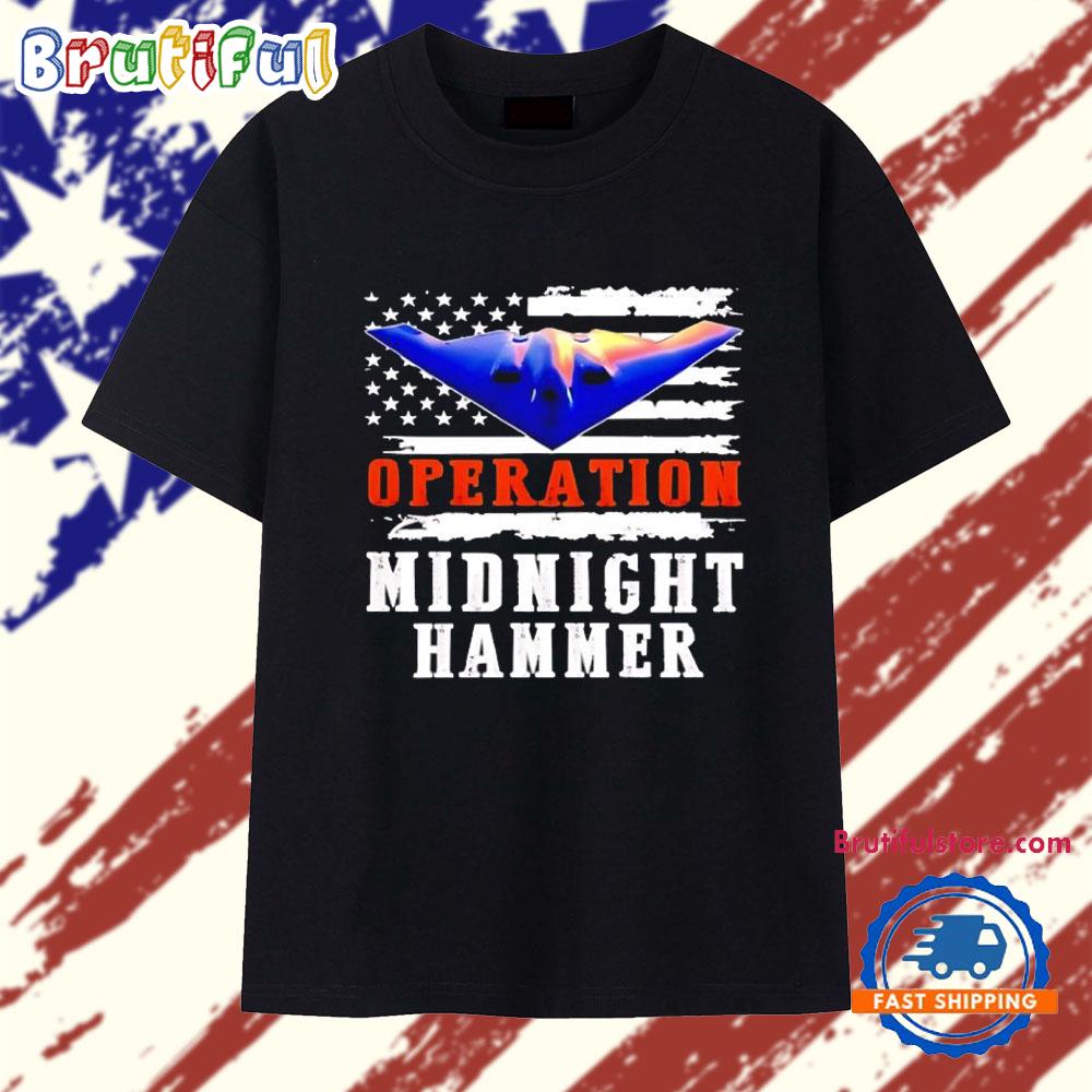 Operation Midnight Hammer USA Flag T Shirt