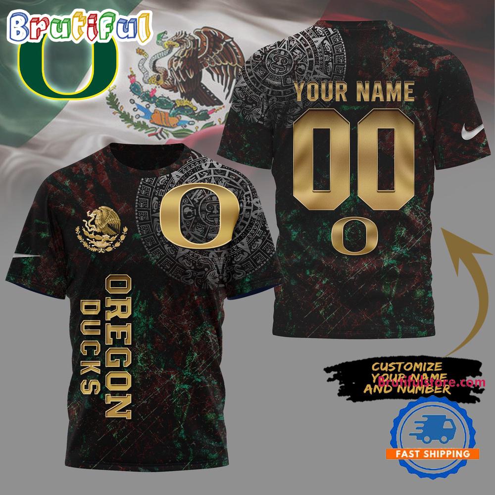 Oregon Ducks Mexican Heritage New Unisex 3D Shirt