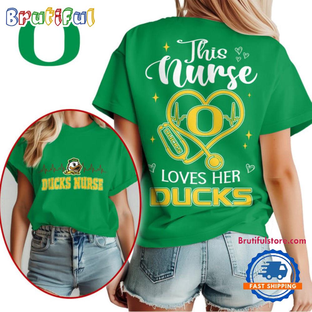 Oregon Ducks Nurse Appreciation Month Unisex 3D Shirt