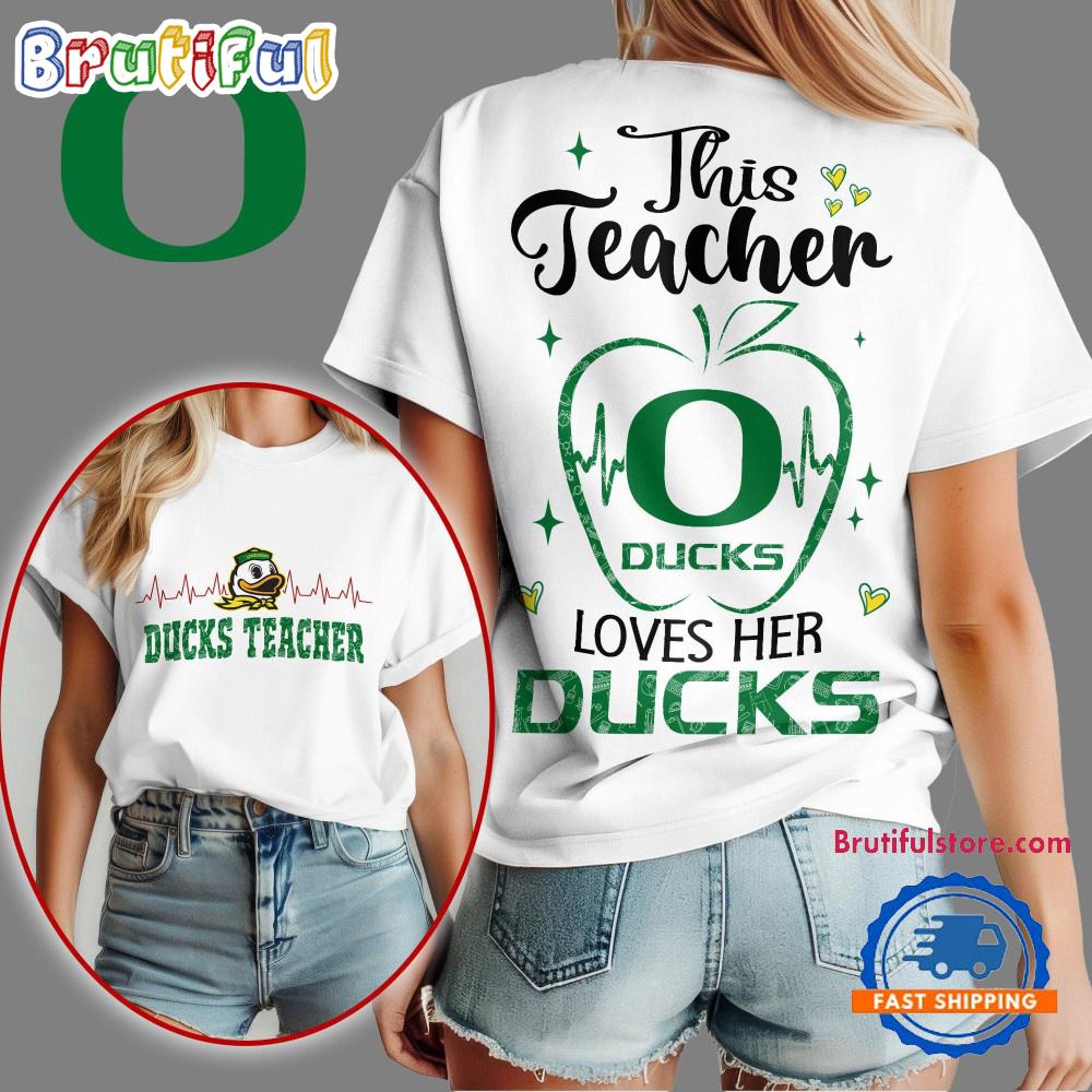 Oregon Ducks Teacher Appreciation Month Vintage T Shirt