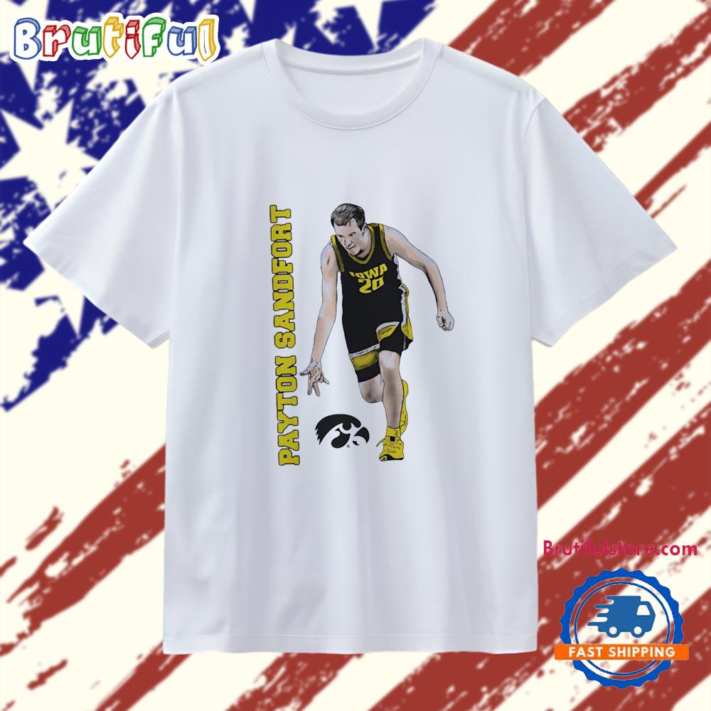 Payton Sandfort illustrated Iowa Hawkeyes T Shirt