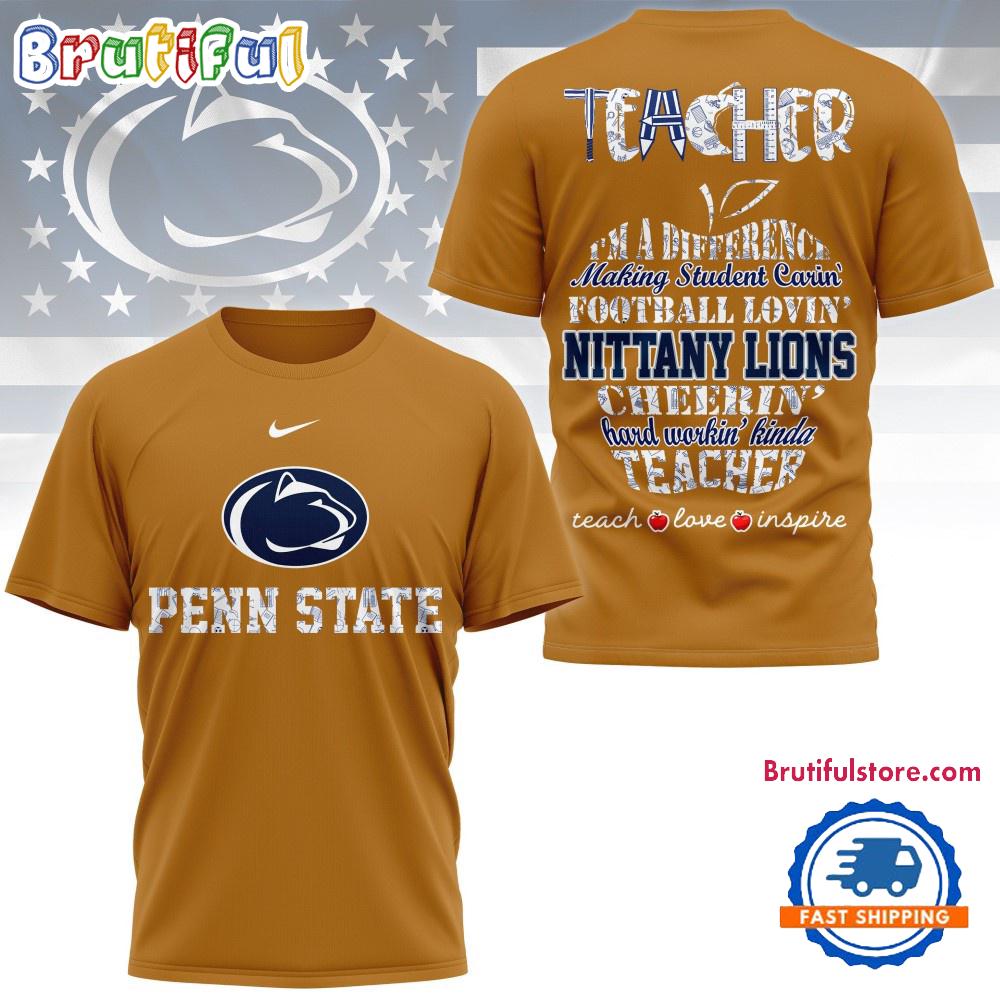 Penn State Nittany Lions Teacher Pride 2025 Unisex 3D Shirt