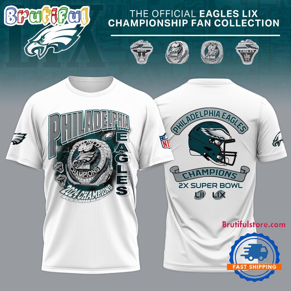 Philadelphia Eagles Super Bowl LIX Champions Ring T Shirt