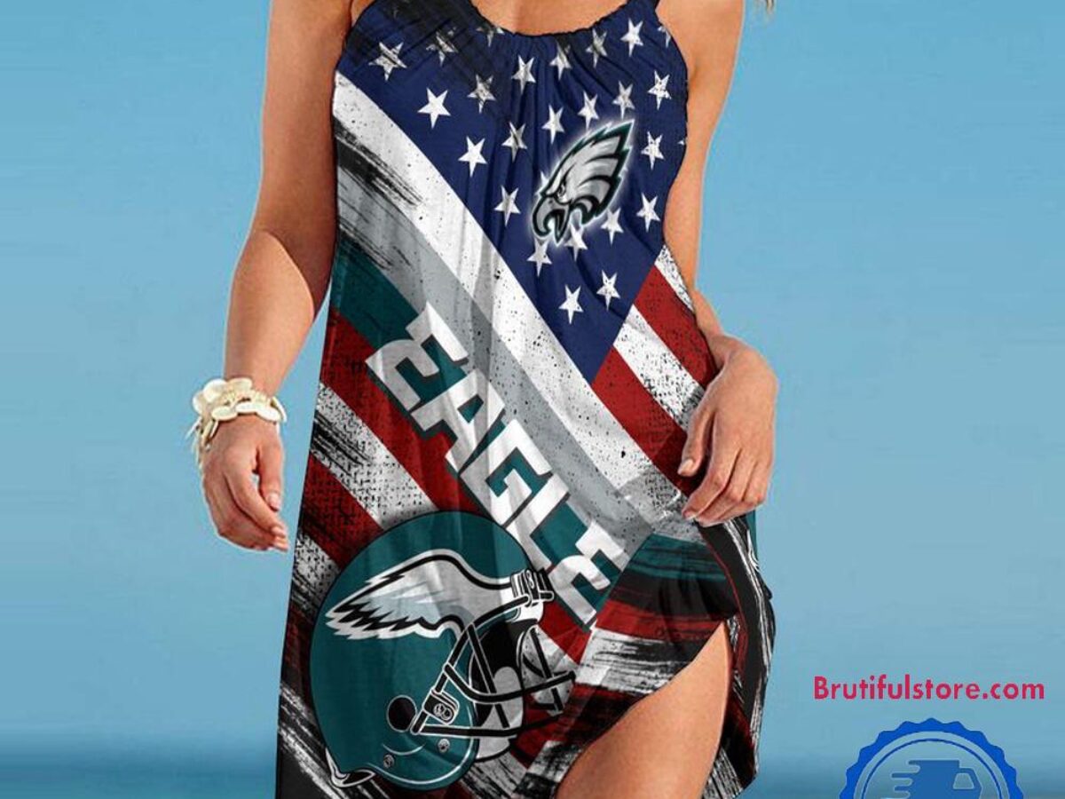 philadelphia eagles jersey dress Show off your unique style with this Eagles Toddler Girls Dress Philadelphia Eagles USA Independence Day