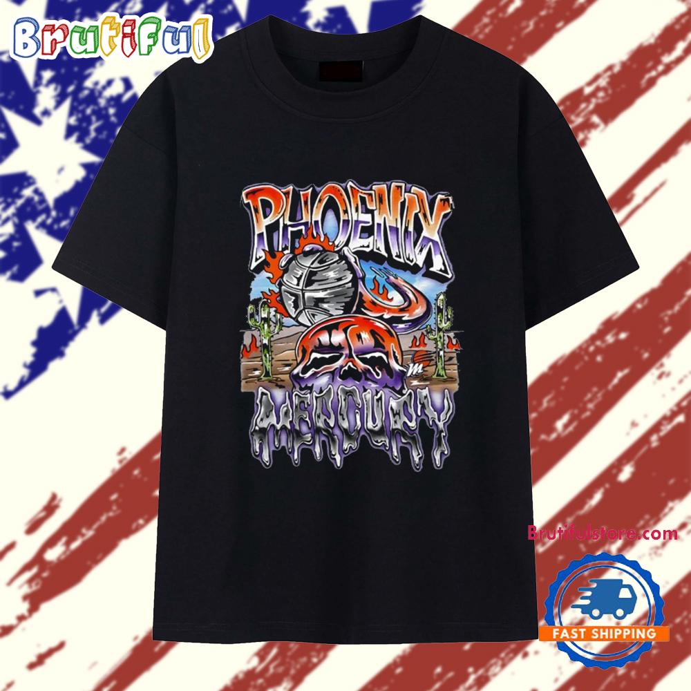 Phoenix Mercury Melting Mercury Desert Comic T Shirt