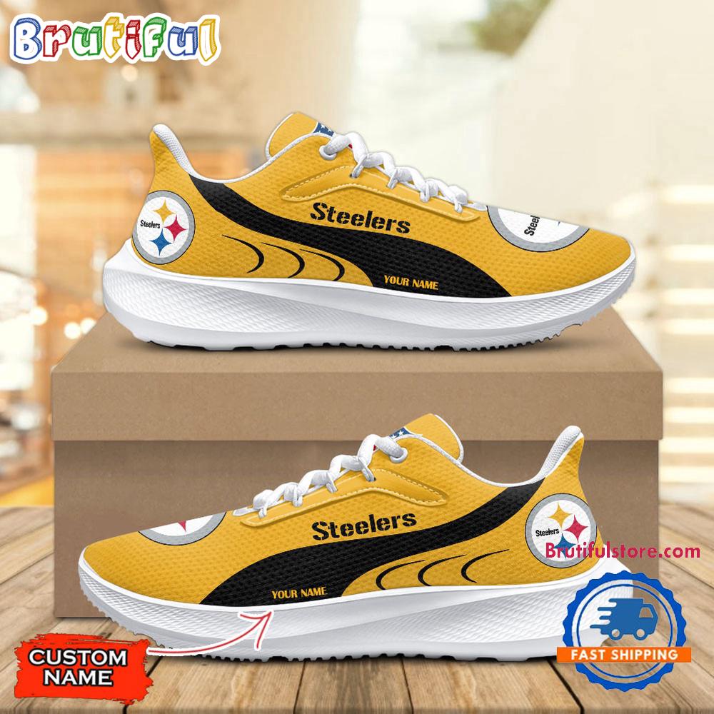 Pittsburgh Steelers Custom Lightweight Running Shoes Sneaker