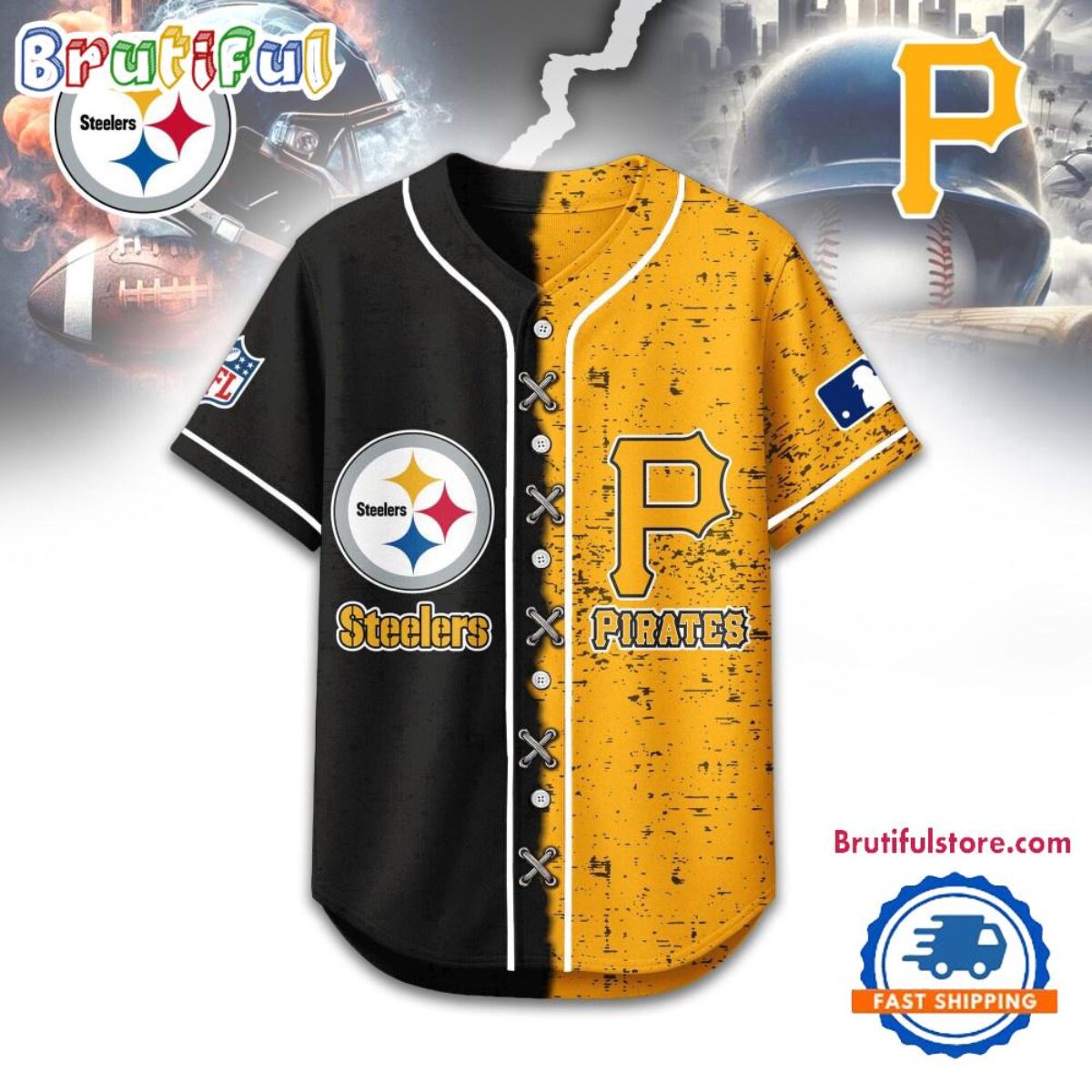 Pittsburgh Steelers Mix Pittsburgh Pirates Sporty New Design