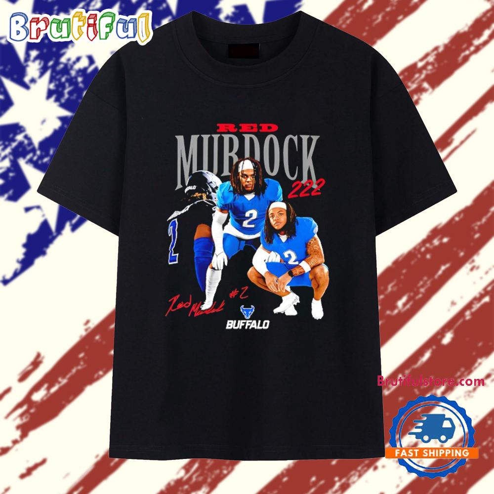 Red Murdock Buffalo Bulls signature Illustrated T Shirt