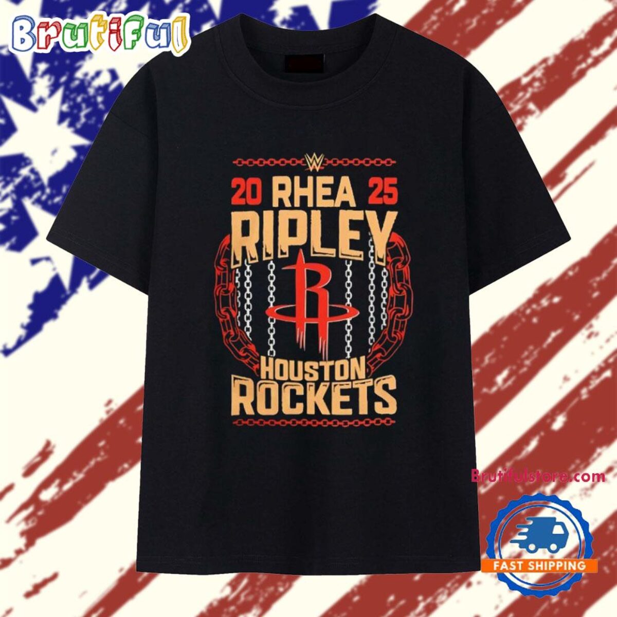 トップス everyone 2025 Relux fit shirt Rhea Ripley Houston Rockets 2025 T Shirt