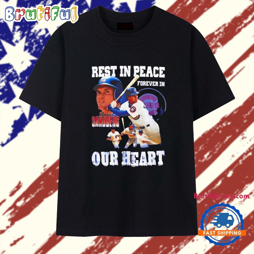 Ryne Sandberg Hall Of Famer Chicago Cubs Legends 1959-2025 Our Heart T Shirt