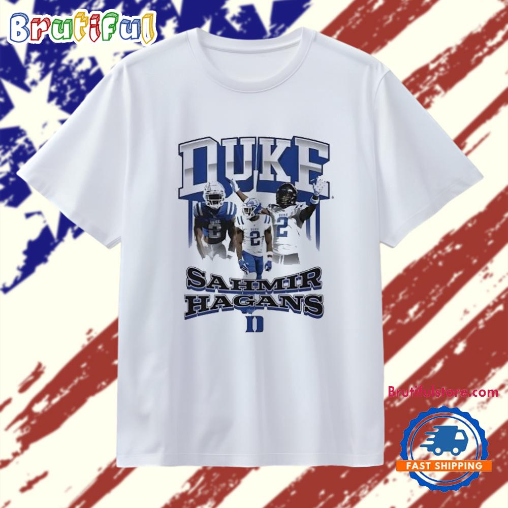 Sahmir Hagans illustrated Duke Blue Devil T Shirt