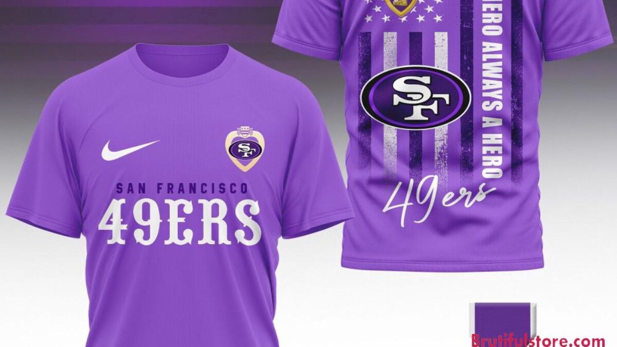 San Francisco 49ers National Purple Heart Day Limited Edition 3D Shirt