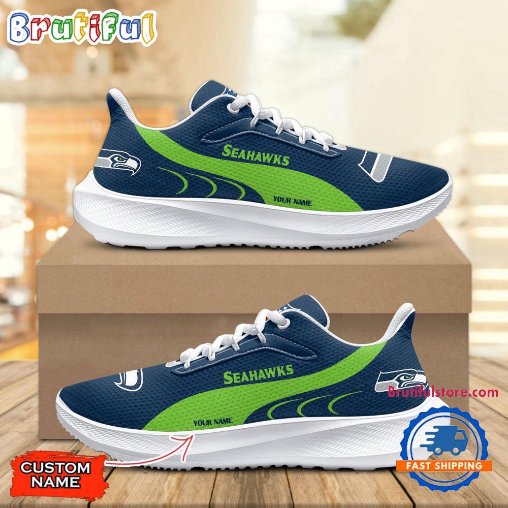 Seattle Seahawks Custom Lightweight Running Shoes Sneaker
