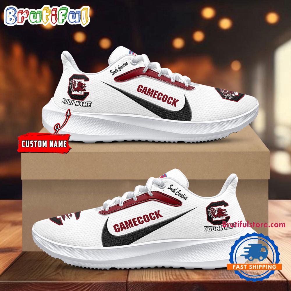 South Carolina Gamecocks Personalized Lightweight Patch Decor Running Shoes Sneaker