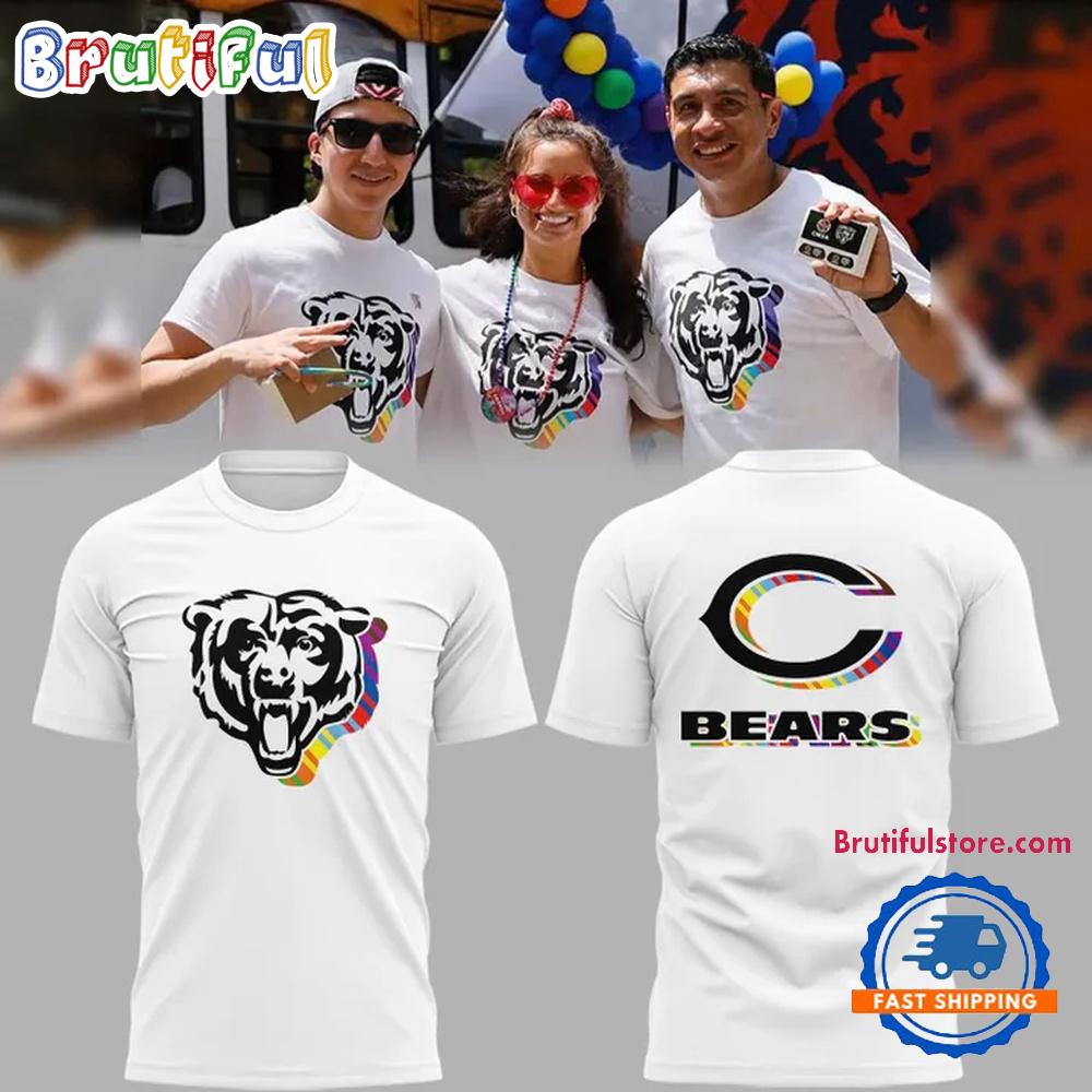 Special 2025 Celebrate Pride Chicago Bears T Shirt