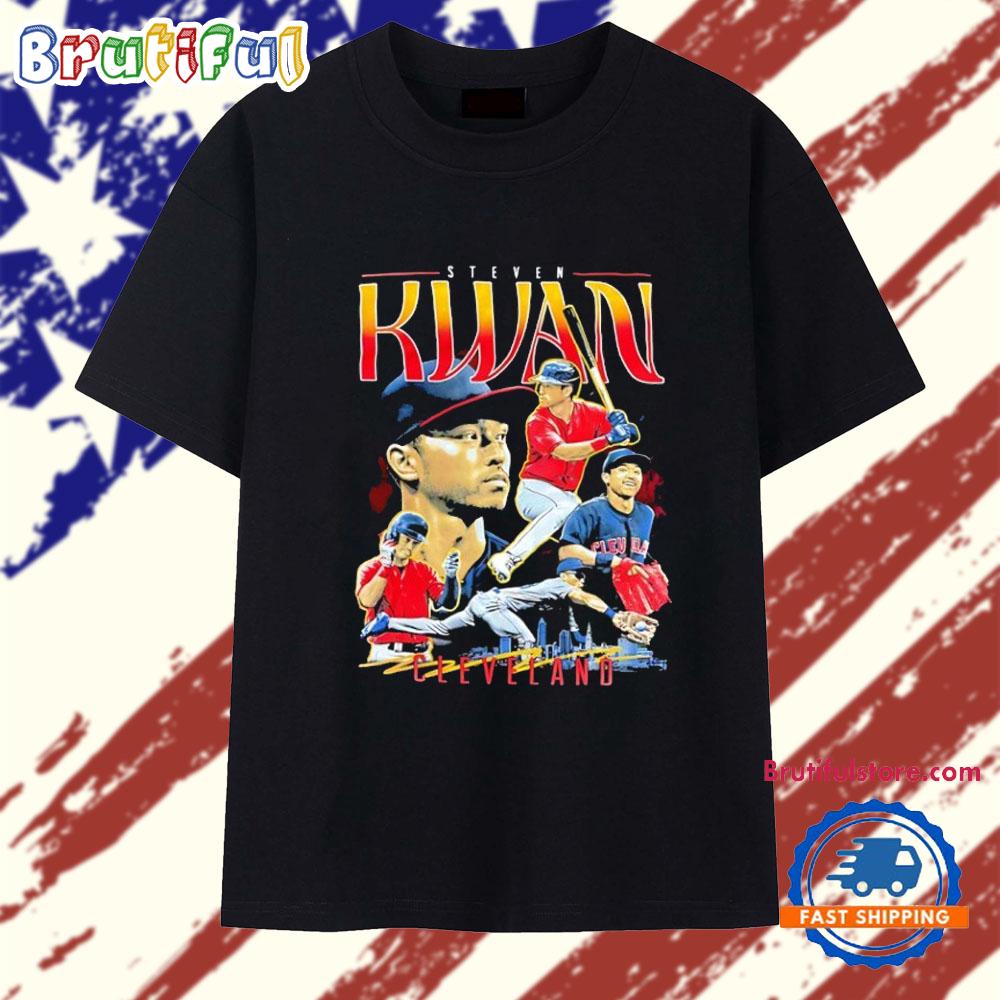 Steven Kwan Cleveland Guardians Baseball Collage T Shirt