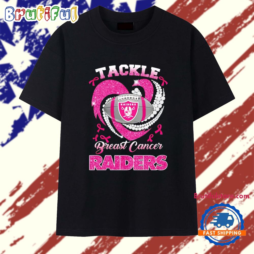 Tackle Breast Cancer Las Vegas Raiders 2025 T Shirt