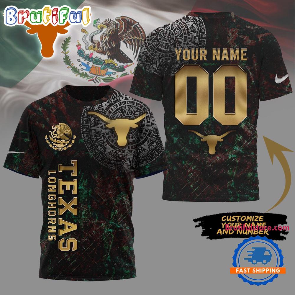 Texas Longhorns Mexican Heritage New Unisex 3D Shirt