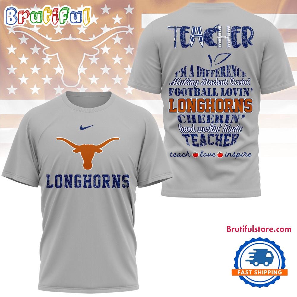 Texas Longhorns Teacher Pride 2025 Unisex 3D Shirt