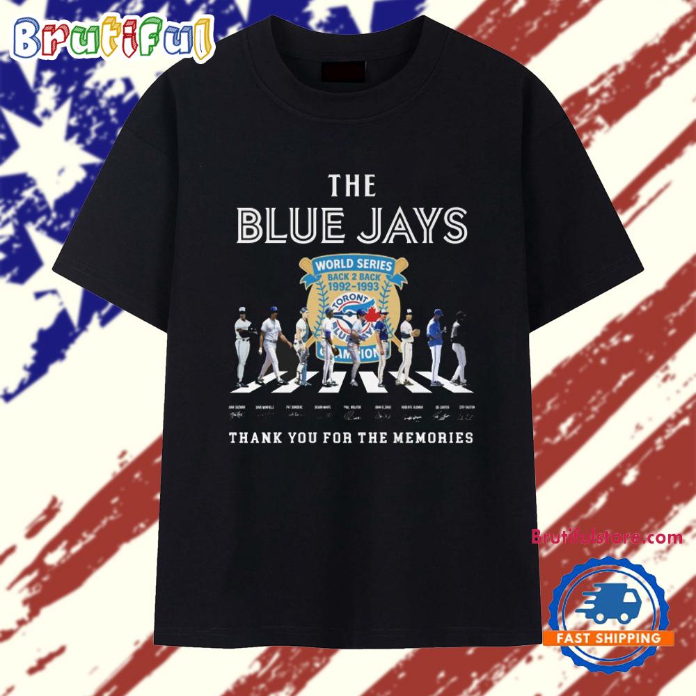 Toronto The Blue Jays World Series Back 2 Back 1992-1993 Champions T Shirt