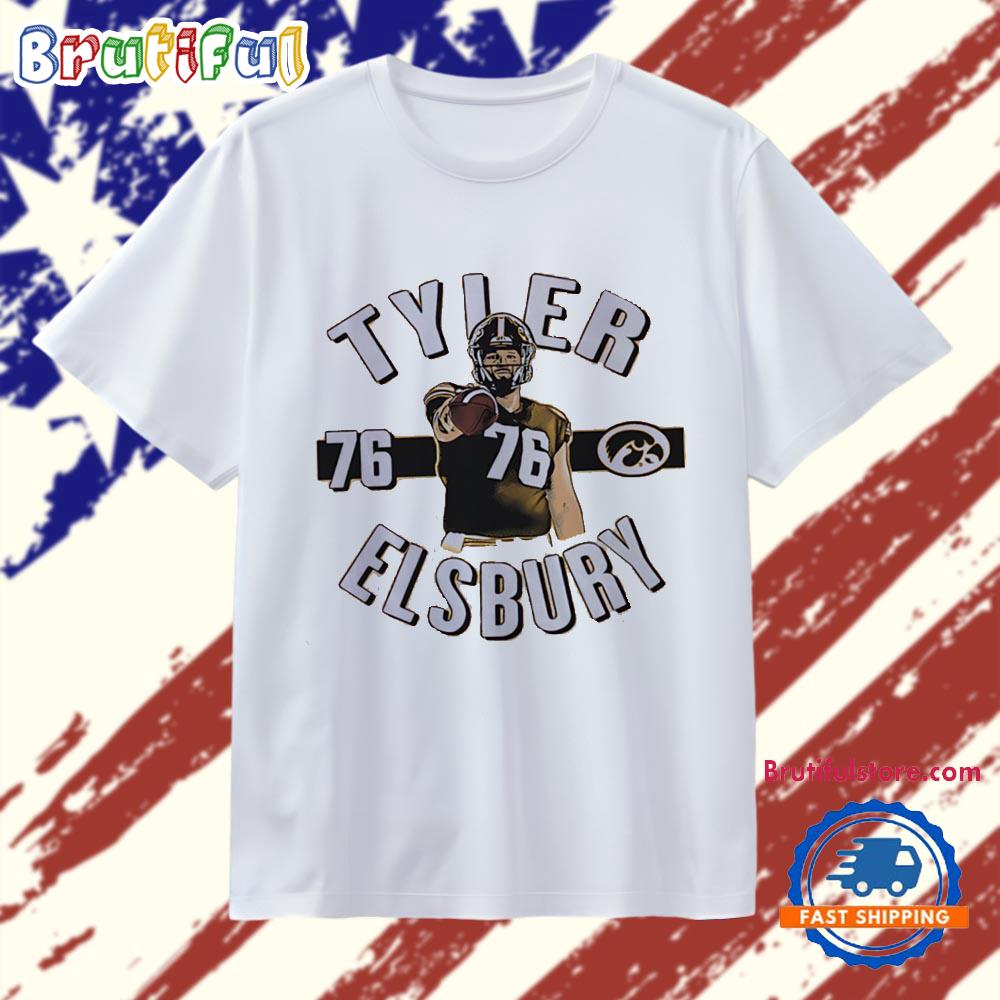 Tyler Elsbury Spring Season Iowa Hawkeyes T Shirt