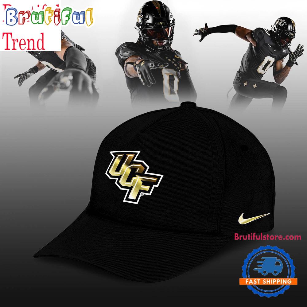 UCF Knights Core Uniforms 2025 Black Cap