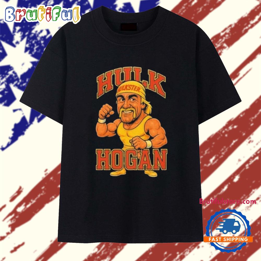 Vintage Hulk Hogan Retro Caricature Rip T Shirt