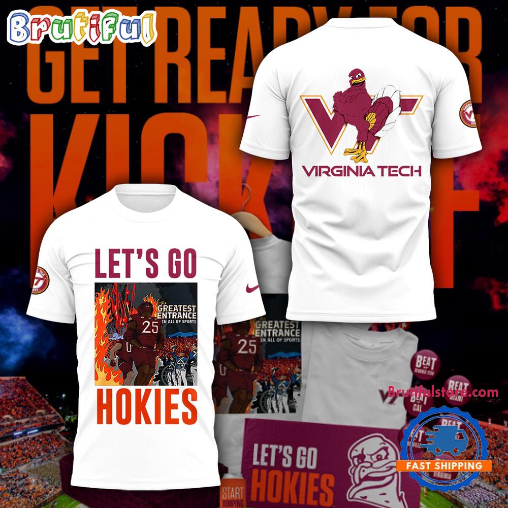 Virginia Tech Hokies Let’s Go Hokies 25 T Shirt