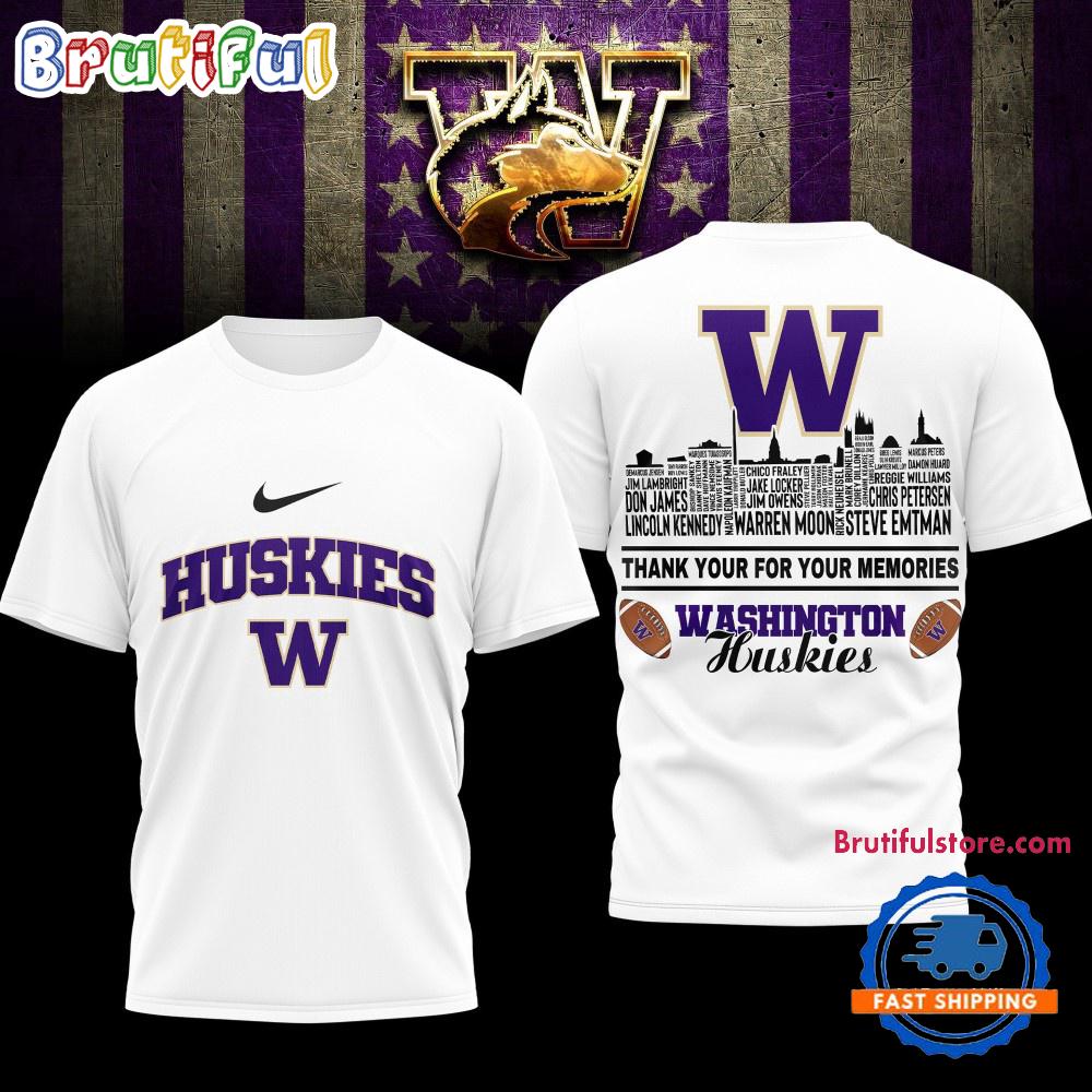 Washington Huskies Legends of the Game 3D Shirt