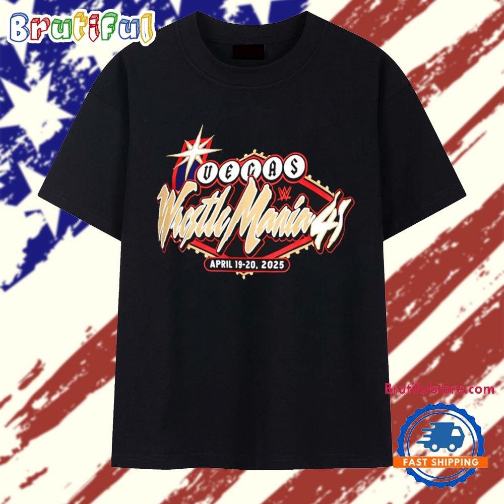 WrestleMania 41 Levgas 2025 WWE T Shirt