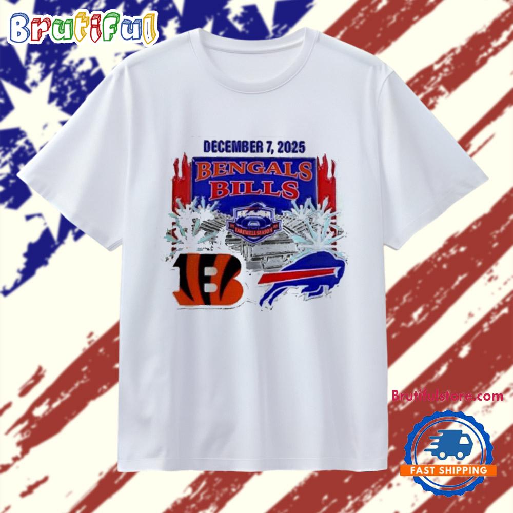2025 Bills vs. Bengals Farewell Season Gameday T Shirt