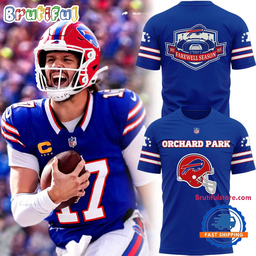 2025 Buffalo Bills Red Helmets Back T Shirt