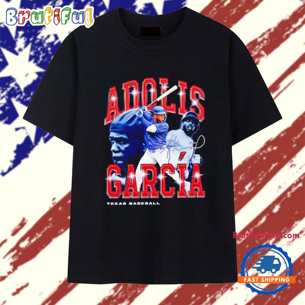 Adolis Garcia triple player signature Texas Rangers T Shirt