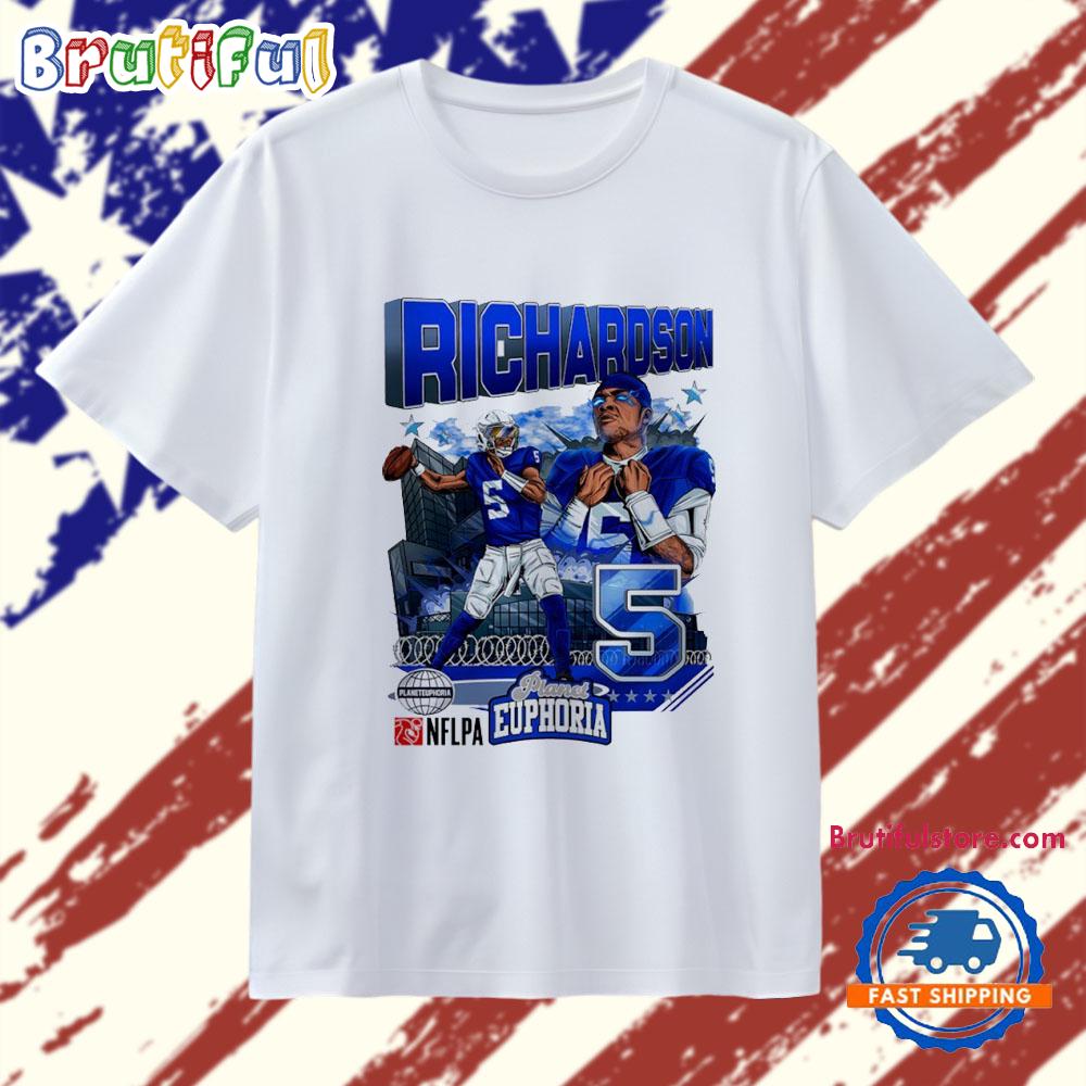 Anthony Richardson Sr. #5 Indianapolis Colt Comic T Shirt