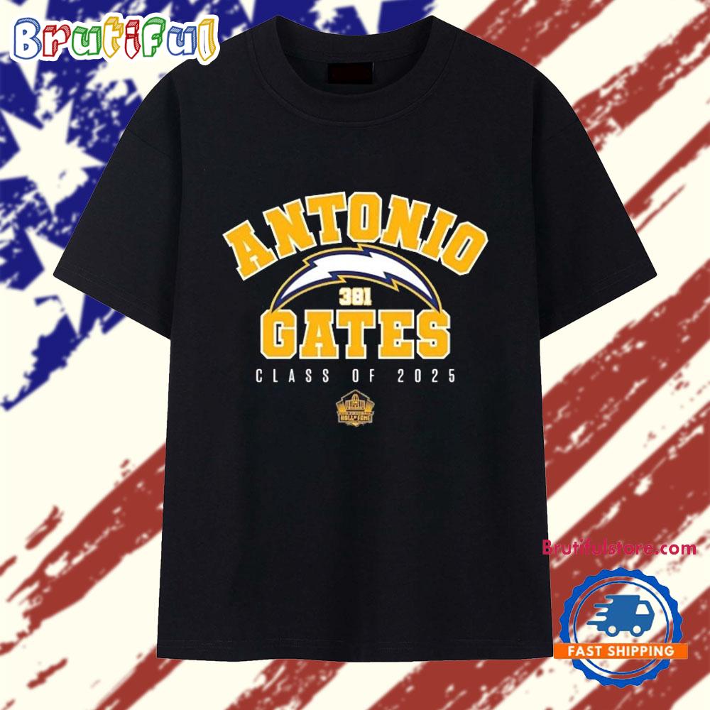Antonio Gates Class of 2025 Hall of Fame LA Chargers T Shirt