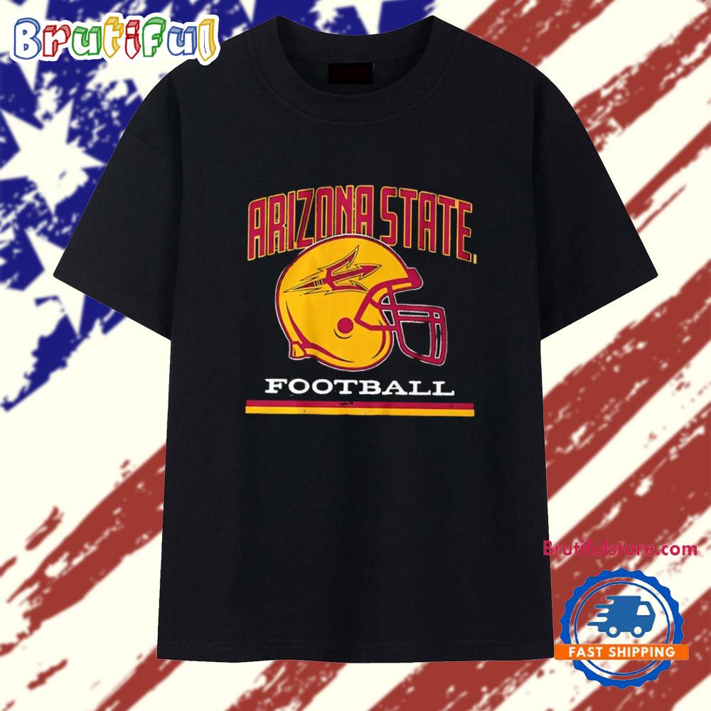 Arizona State Sun Devils Football Helmet Vintage T Shirt
