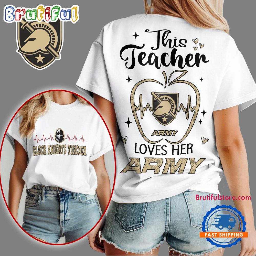 Army Black Knights Teacher Appreciation Month Vintage T Shirt (New size)