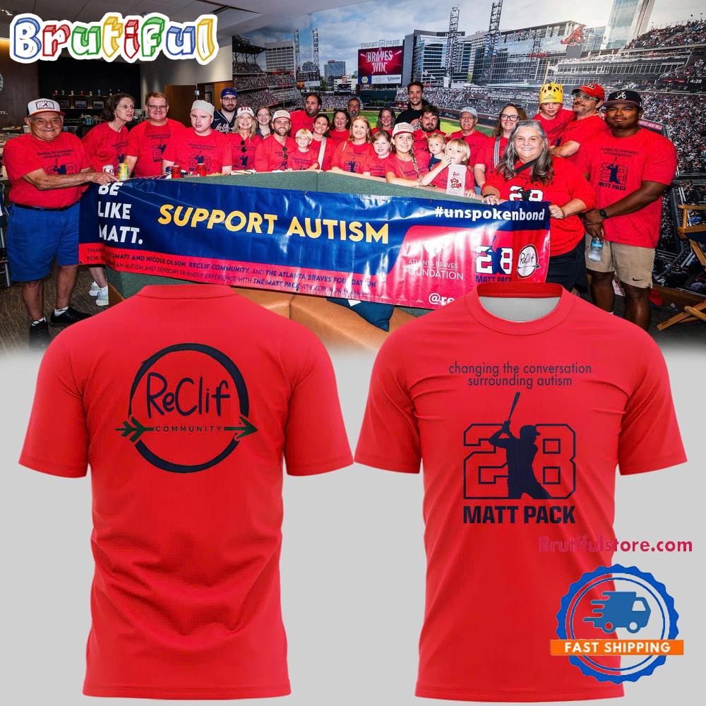 Atlanta Braves Autism Awareness Day 2025 T Shirt