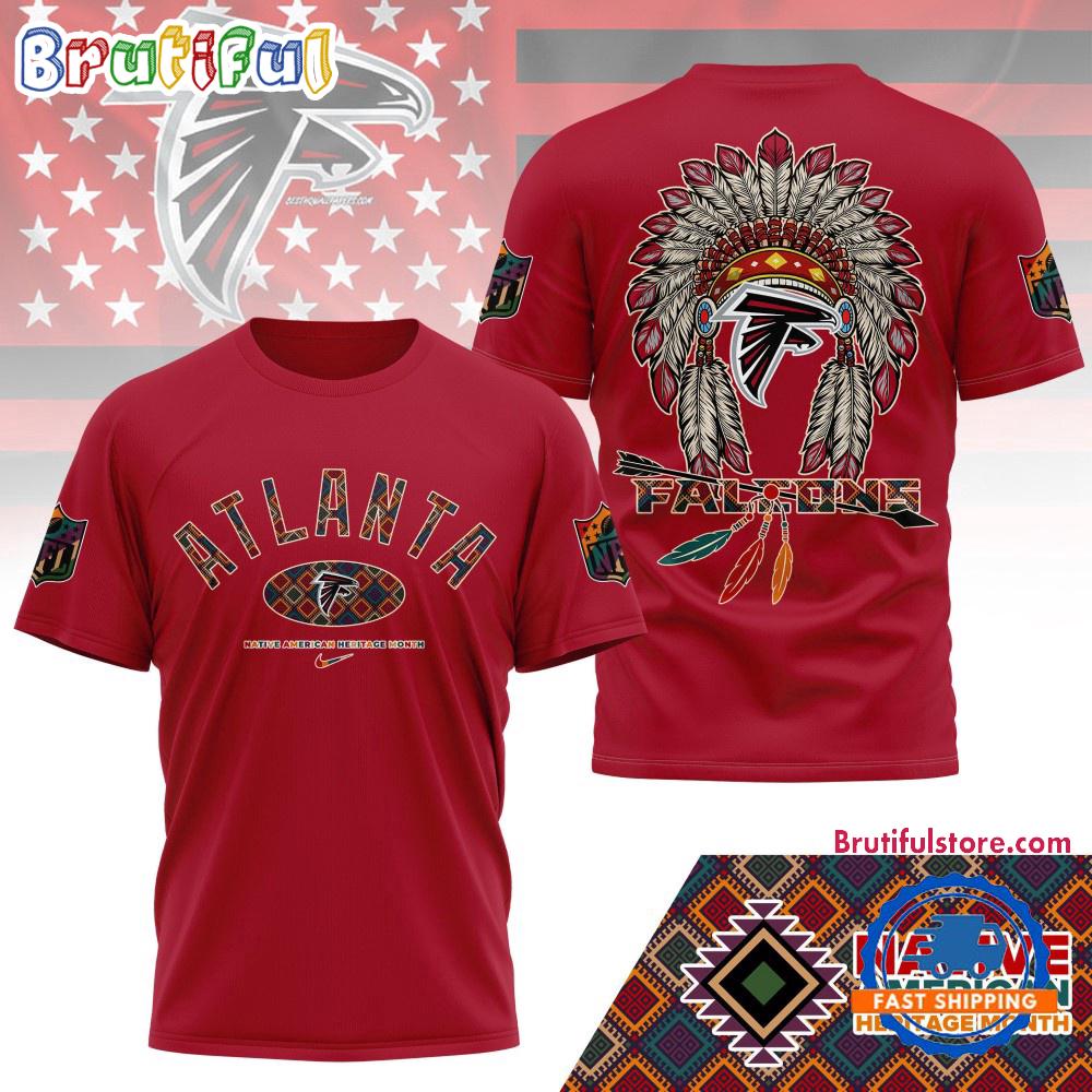 Atlanta Falcons Native American Heritage Month 3D Shirt