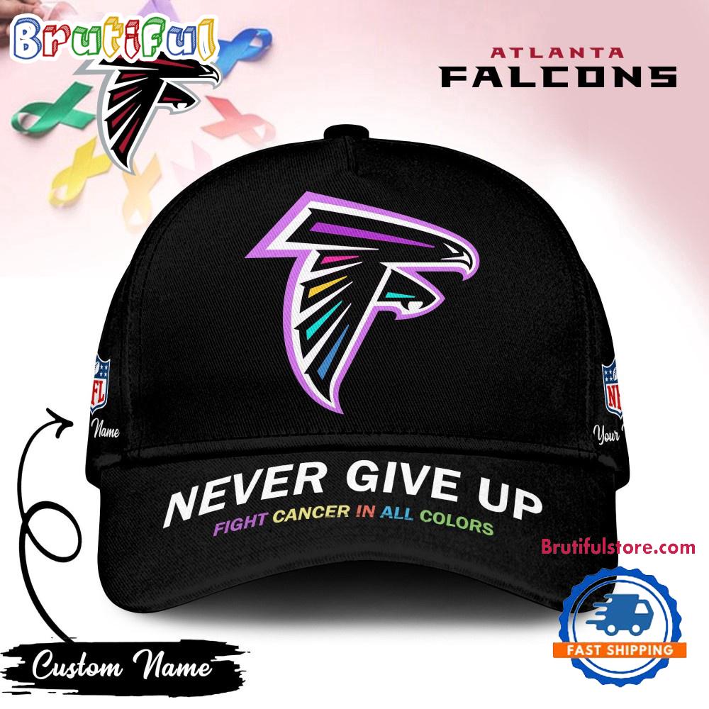 Atlanta Falcons Never Give Up Fight Cancer In All Colors Classic Cap
