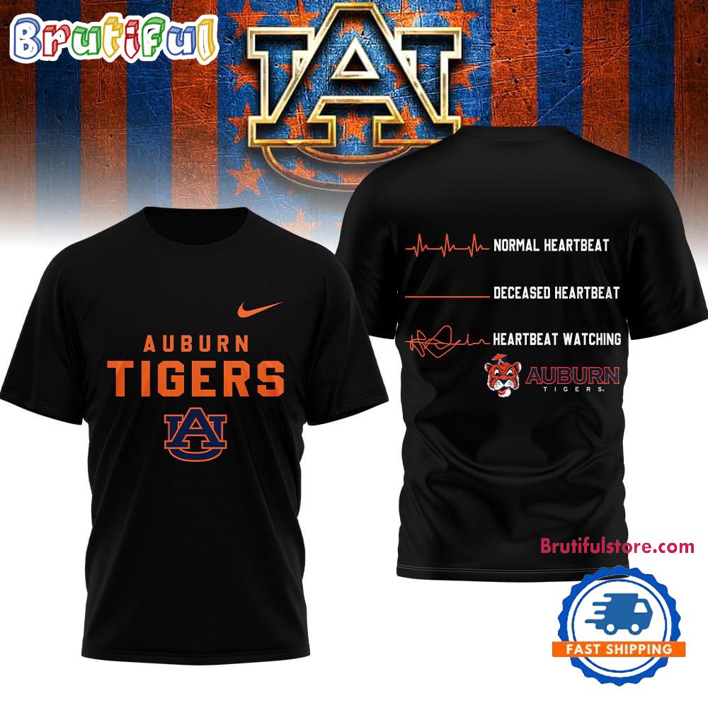 Auburn Tigers NCAA Heartbeat Unisex 3D Shirt