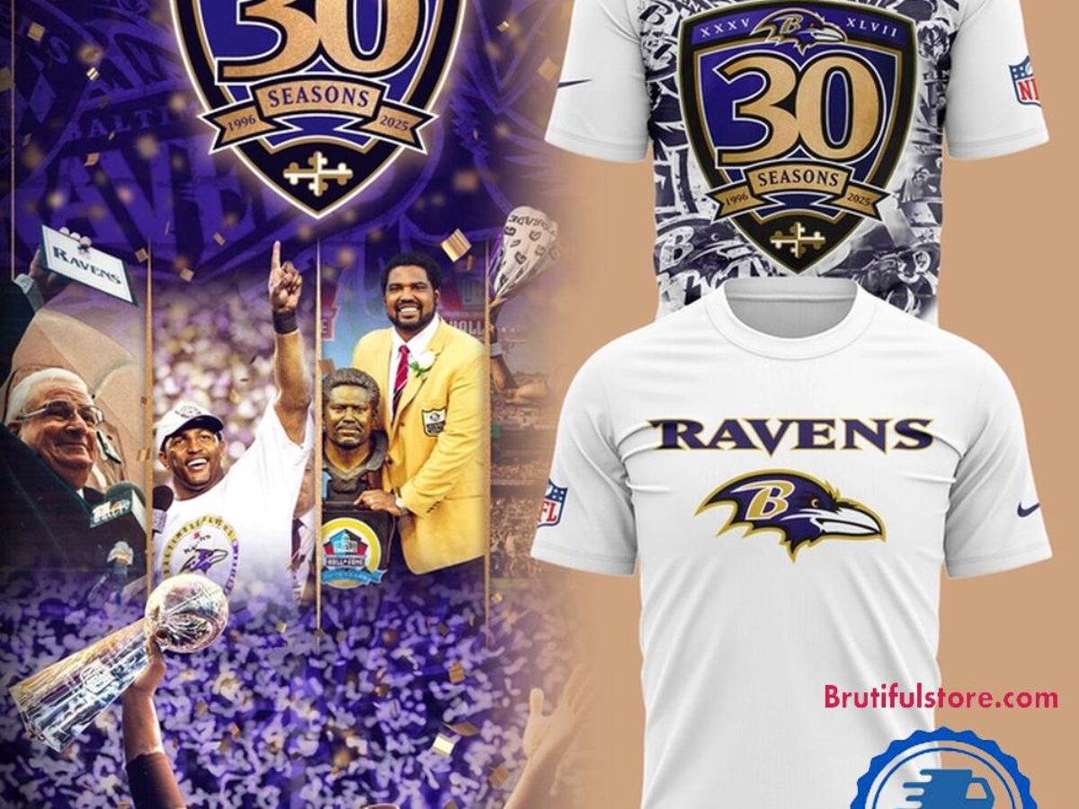 The Ravens 2026 FES Tシャツ White 未開封 L Baltimore Ravens 30 Season 1996 -2026 Limited T Shirt